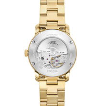 Load image into Gallery viewer, Fossil Heritage Automatic Gold-Tone Stainless Steel Watch
