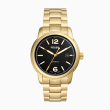 Load image into Gallery viewer, Fossil Heritage Automatic Gold-Tone Stainless Steel Watch
