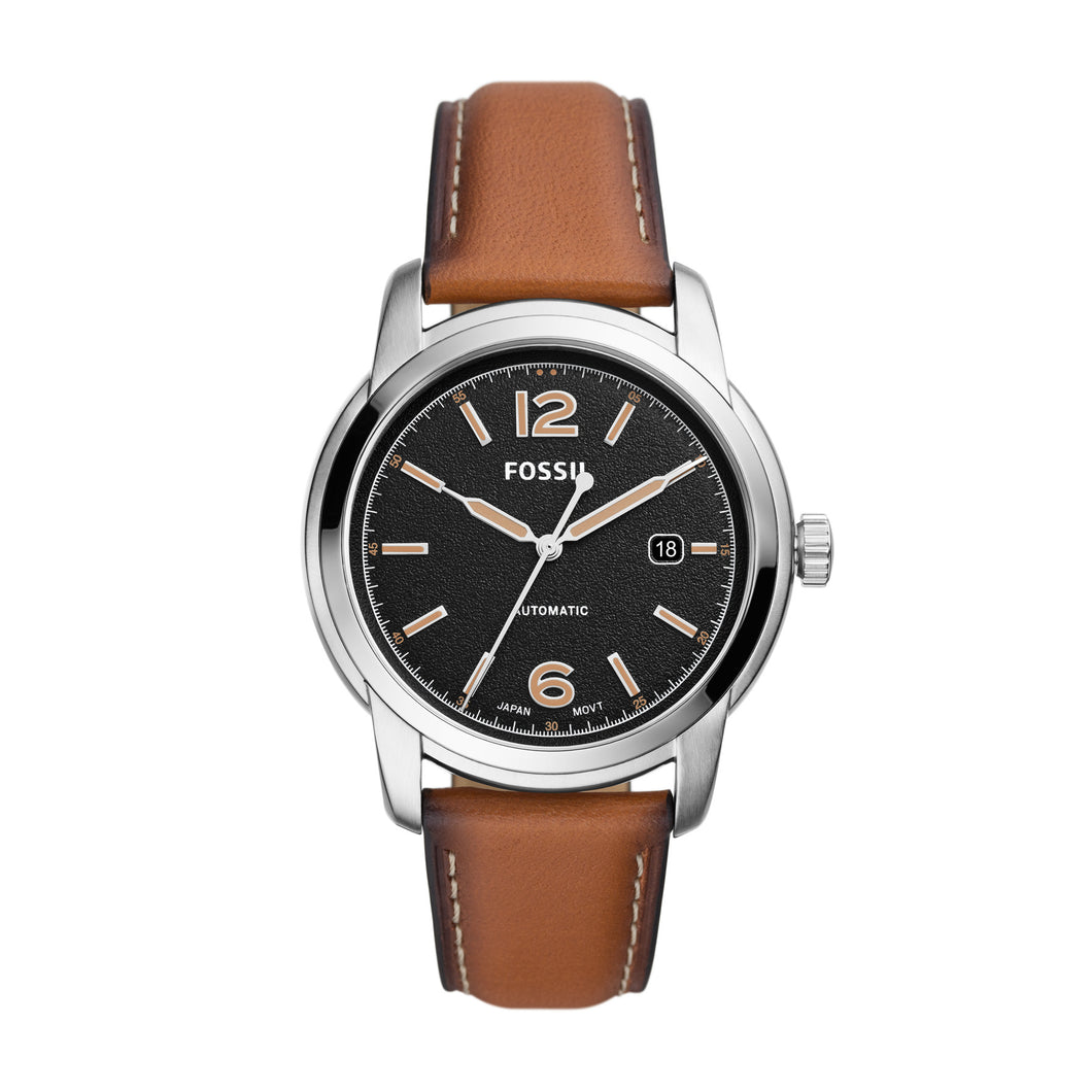 Fossil Heritage Automatic Luggage Leather Watch