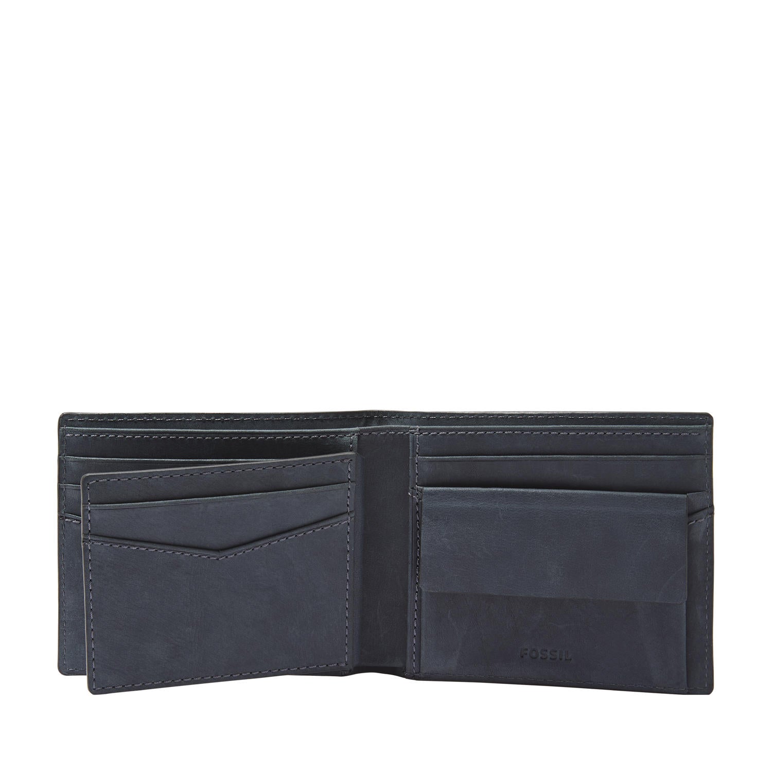 Everett Large Coin Pocket Bifold – Fossil Singapore