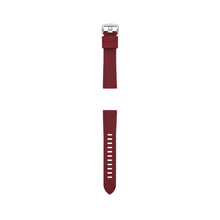 Load image into Gallery viewer, 20mm Burgundy Silicone Strap
