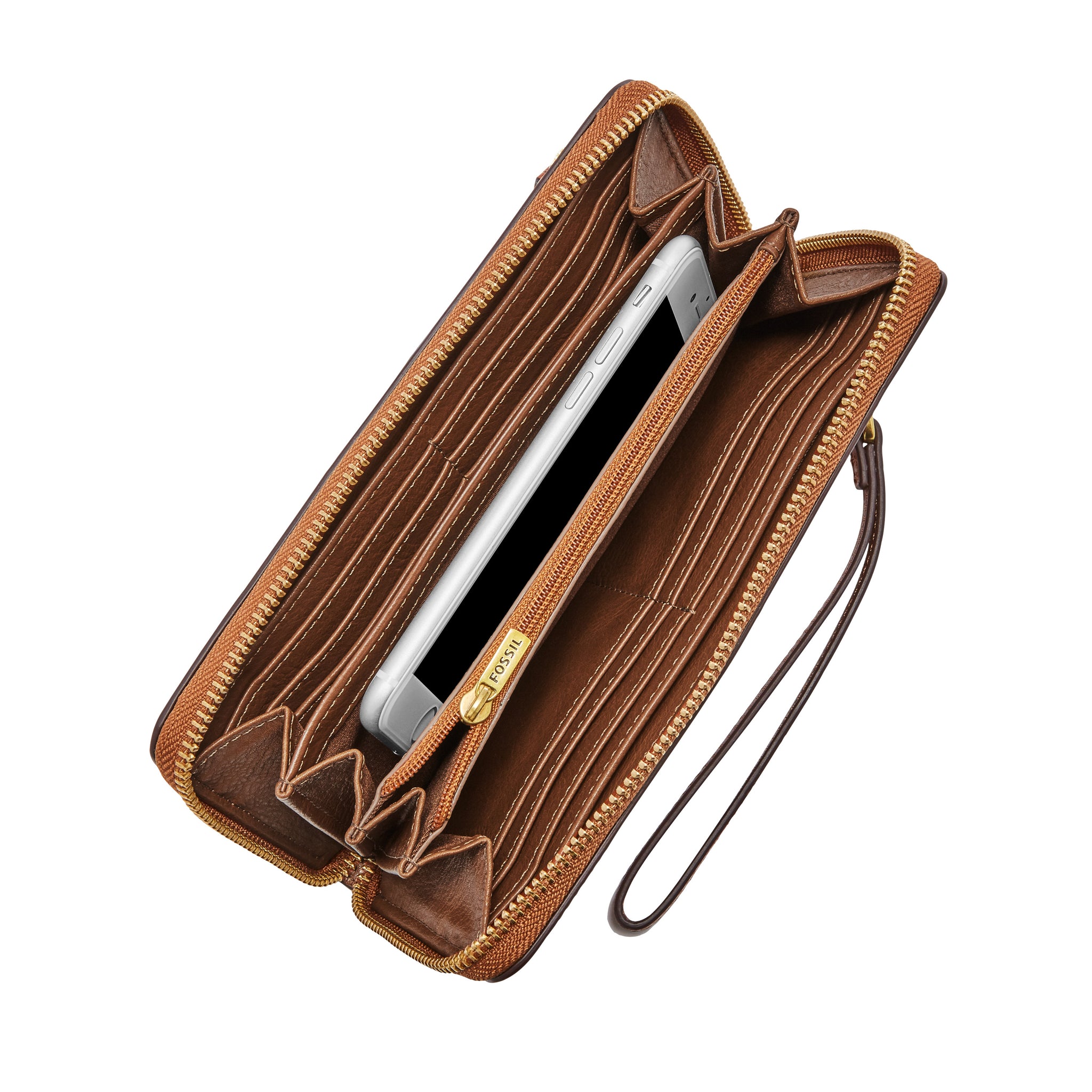 Fossil Logan RFID Zip Around Clutch – Fossil Singapore