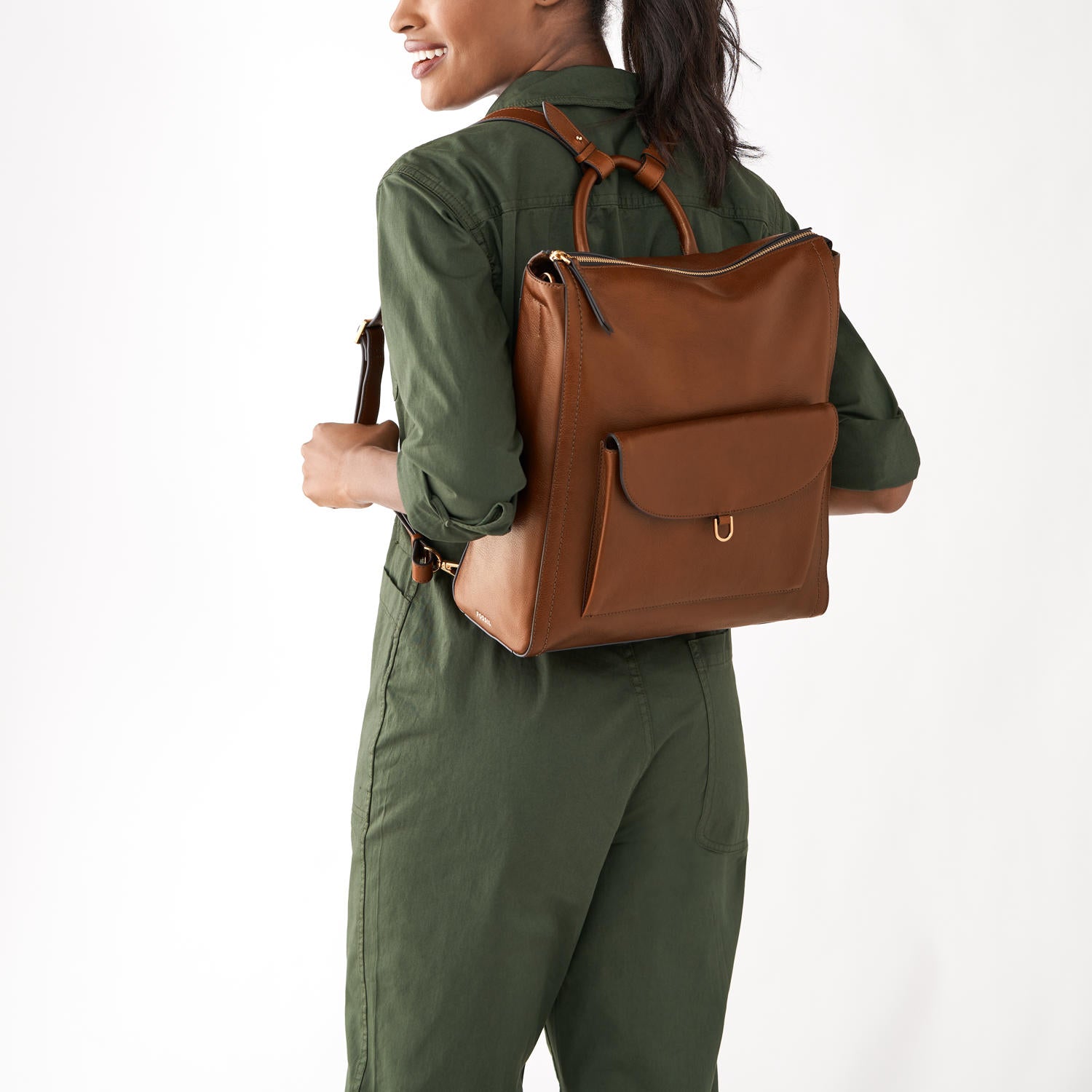 新品未使用　フォッシル　PARKER BACKPACK リュック Parker Leather Backpack - ZB1836200 - Fossil